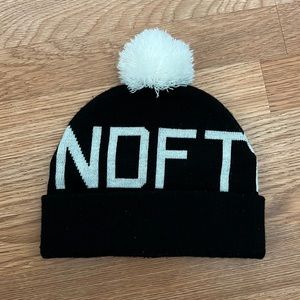 Black Undefeated Beanie